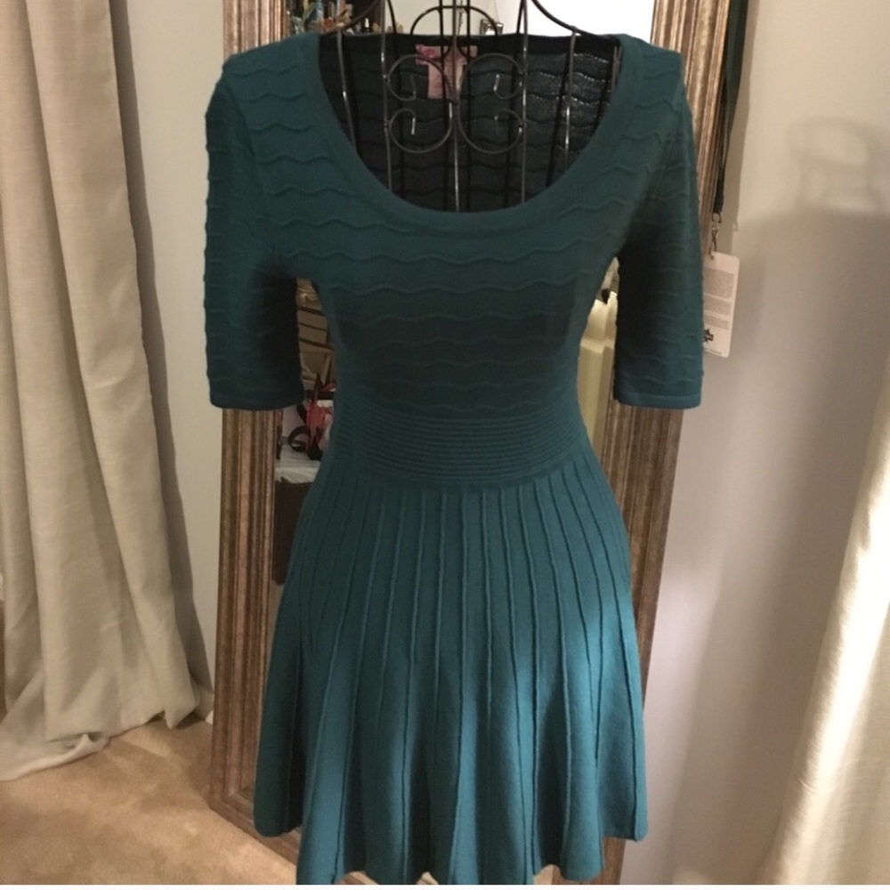 Knit skater dress